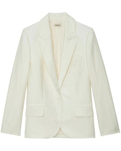 Zadig & Voltaire Jackets > blazers - Blanc