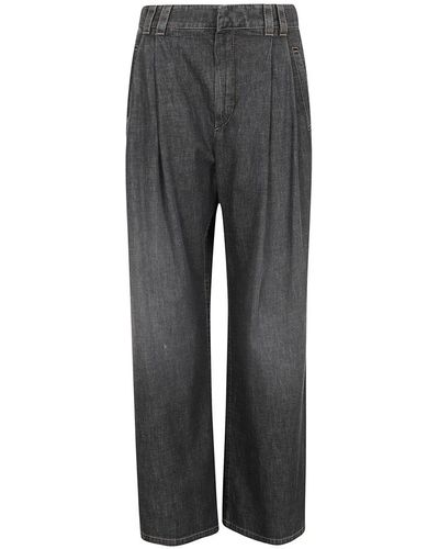 Brunello Cucinelli Straight trousers - Grau