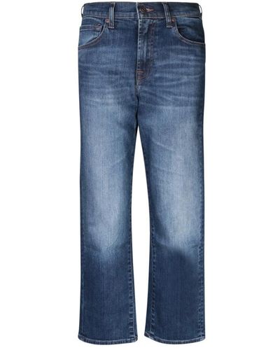 7 For All Mankind Straight Jeans - Blue