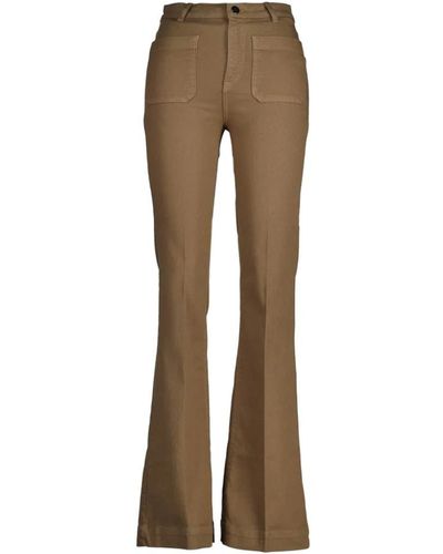 co'couture Wide Trousers - Brown