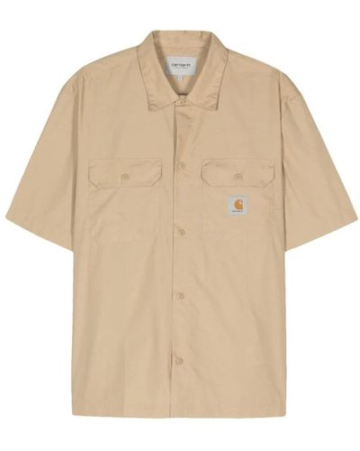 Carhartt Short Sleeve Shirts - Natural