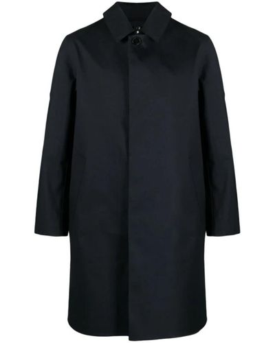 Mackintosh Coats > single-breasted coats - Bleu