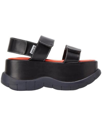 Sunnei Flat sandals - Schwarz