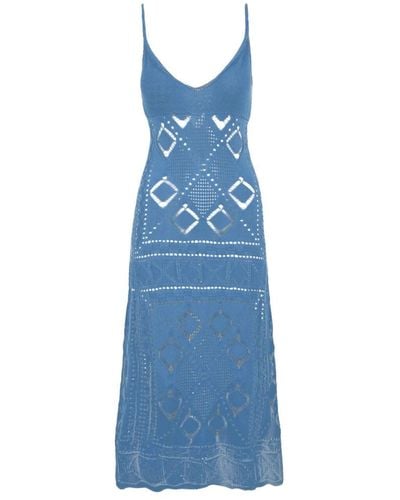 Akep Midi Dresses - Blue