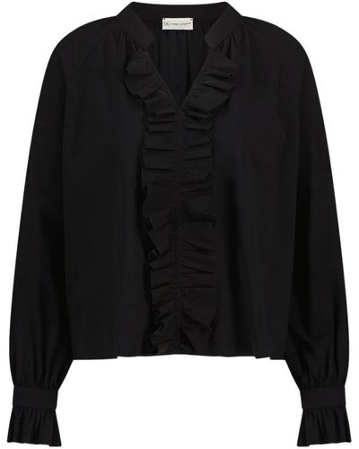 Jane Lushka Impresionante blusa selina en negro