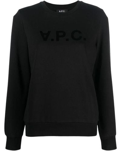 A.P.C. Sweatshirts - Negro