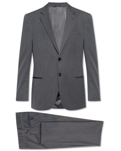 Giorgio Armani Suits > suit sets > single breasted suits - Gris