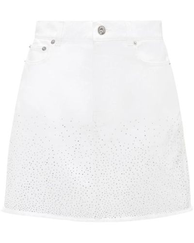 JW Anderson Skirts > denim skirts - Blanc