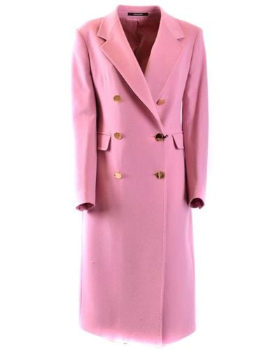 Tagliatore Double-Breasted Coats - Pink