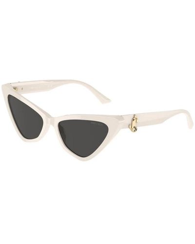 Jimmy Choo Stylische sonnenbrille in dunkelgrau - Weiß