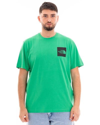 The North Face Kurzarm feines t-shirt - Grün