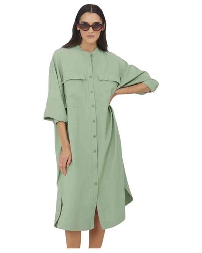 Silvian Heach Shirt Dresses - Green