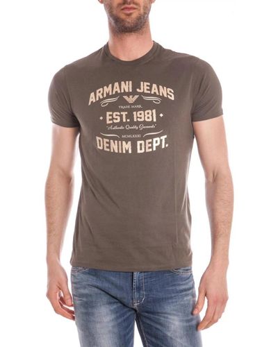 Armani Jeans Kurzarmshirt - Grau