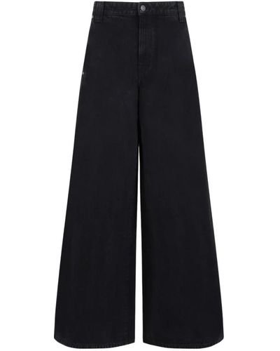 Khaite Trousers > wide trousers - Noir