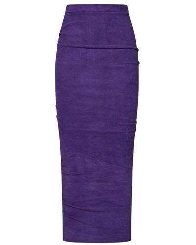LAQUAN SMITH Maxi Skirts - Purple