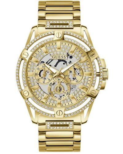 Guess Multifunktionale king gold uhr - Mettallic