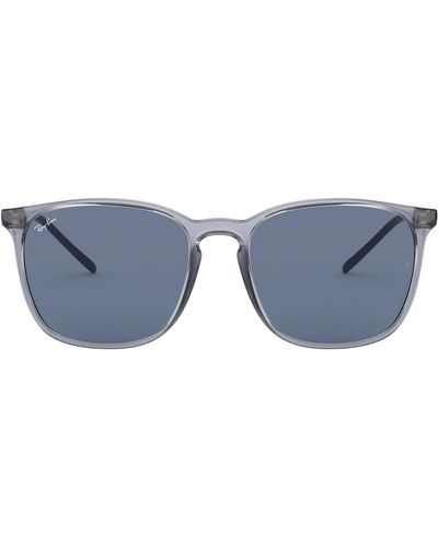 Ray-Ban Rb4387 occhiali da sole in nylon blu scuro