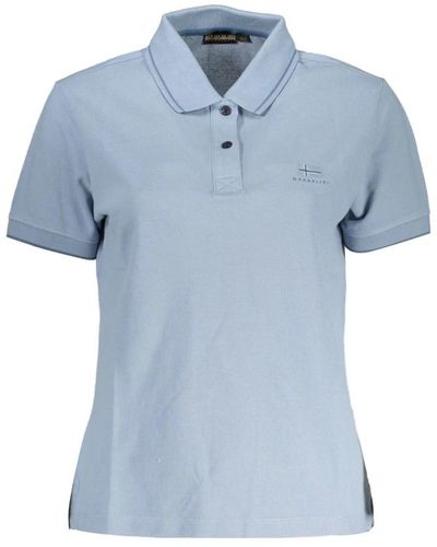 Napapijri Polo Shirts - Blue