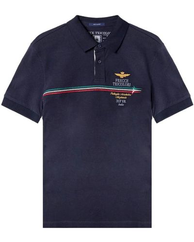 Aeronautica Militare Shirts - Blau