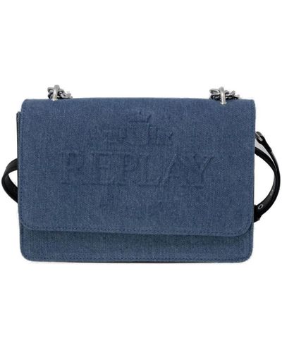 Replay Cross Body Bags - Blue