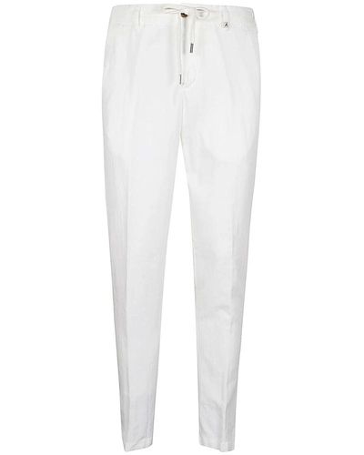 Myths Slim-Fit Trousers - White