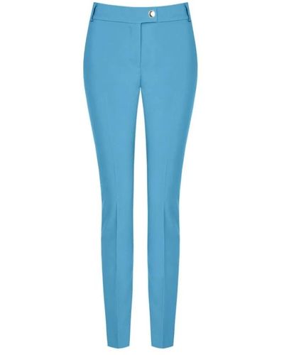 Rinascimento Pantaloni slim-fit in tessuto tecnico - Blu