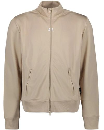 Courreges Sweatshirts & hoodies > zip-throughs - Neutre