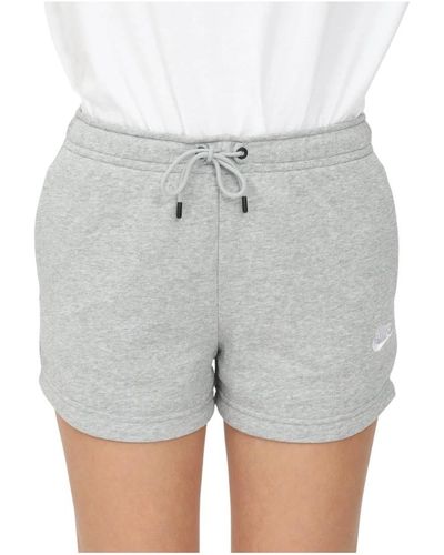 Nike Shorts cortos de tela suave es - Gris
