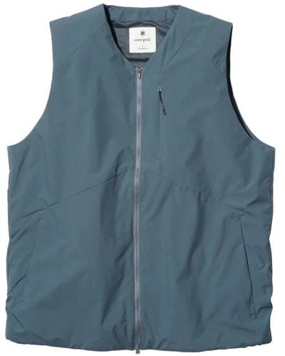 Snow Peak Jackets > vests - Bleu