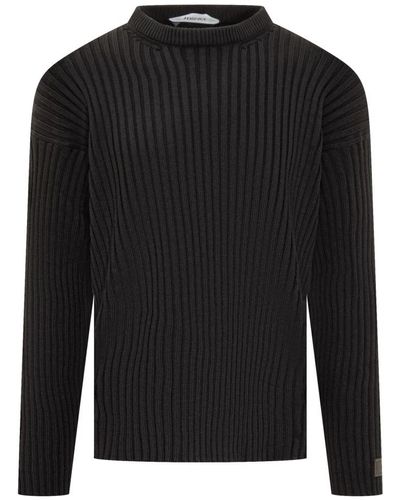 Versace Sweater buckles kollektion - Schwarz