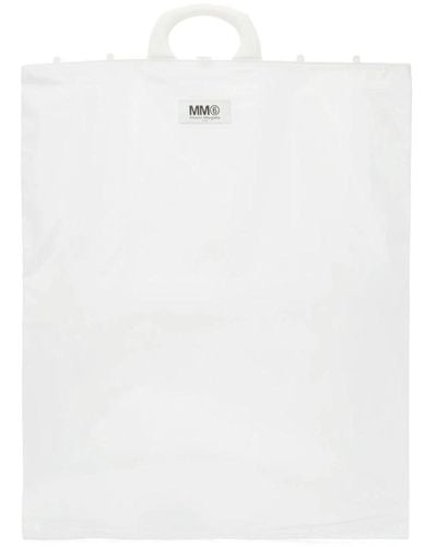 Maison Margiela Logo tote bag - Bianco