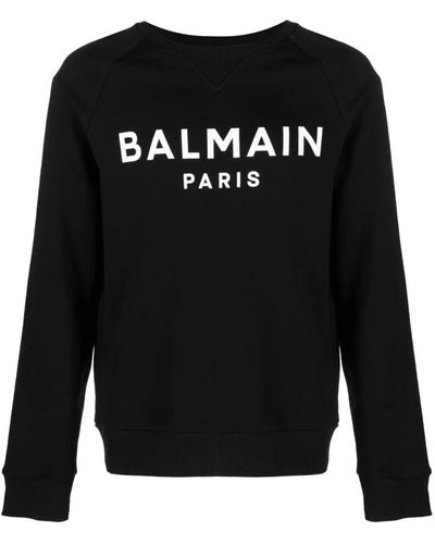 Balmain Sweatshirts - Black