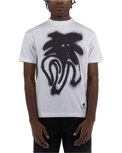 Palm Angels T-Shirts - Grau