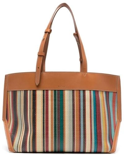 Paul Smith Tote Bags - Brown