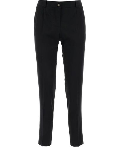 Dolce & Gabbana Slim-Fit Trousers - Black