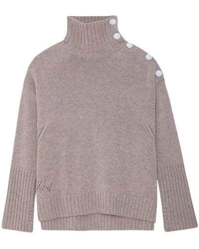 Zadig & Voltaire Knitwear > turtlenecks - Gris