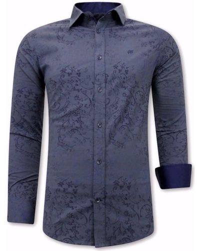 Gentile Bellini Shirt mit dehnbarem material - 3066nw - Blau