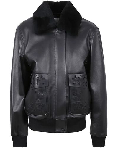 Chloé Jackets > leather jackets - Noir