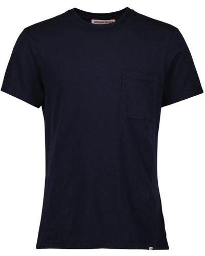 Orlebar Brown Klassisches rundhals t-shirt - Schwarz