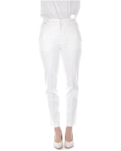 Ralph Lauren Trousers > slim-fit trousers - Blanc