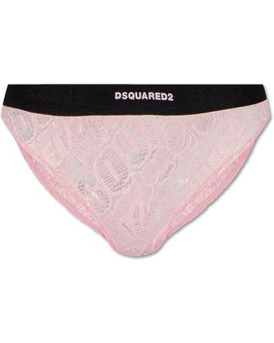 DSquared² Spitzen-slips - Pink