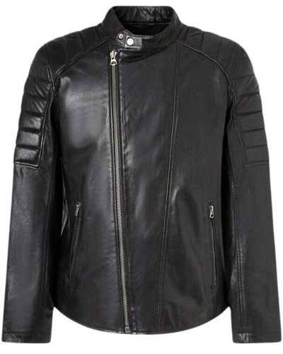 Pepe Jeans Leather Jackets - Black