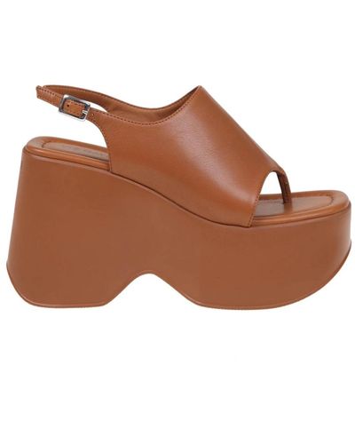 Vic Matié Shoes > heels > wedges - Marron