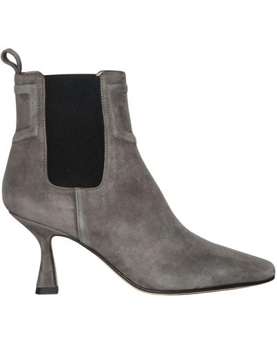 Pomme D'or Shoes > boots > heeled boots - Gris