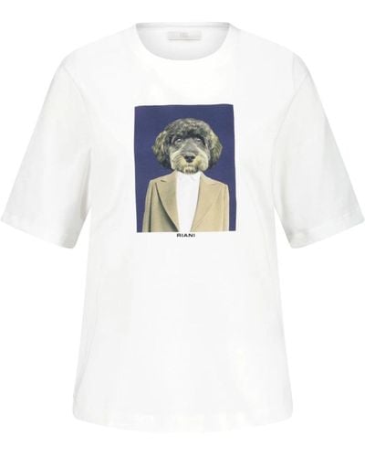 Riani T-shirt mit print - Weiß