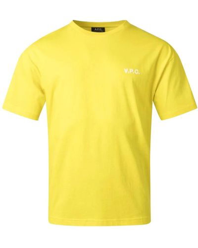 A.P.C. T-Shirts - Yellow
