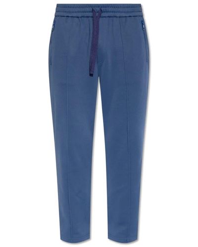 Etro Pantaloni della tuta con logo - Blu
