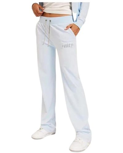 Juicy Couture Trousers > straight trousers - Bleu