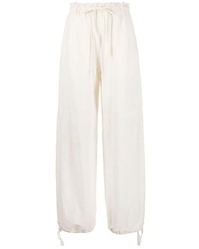 Acne Studios Trousers > wide trousers - Blanc