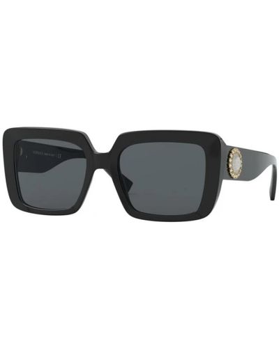 Versace Stylische sonnenbrille für den sommer - Schwarz
